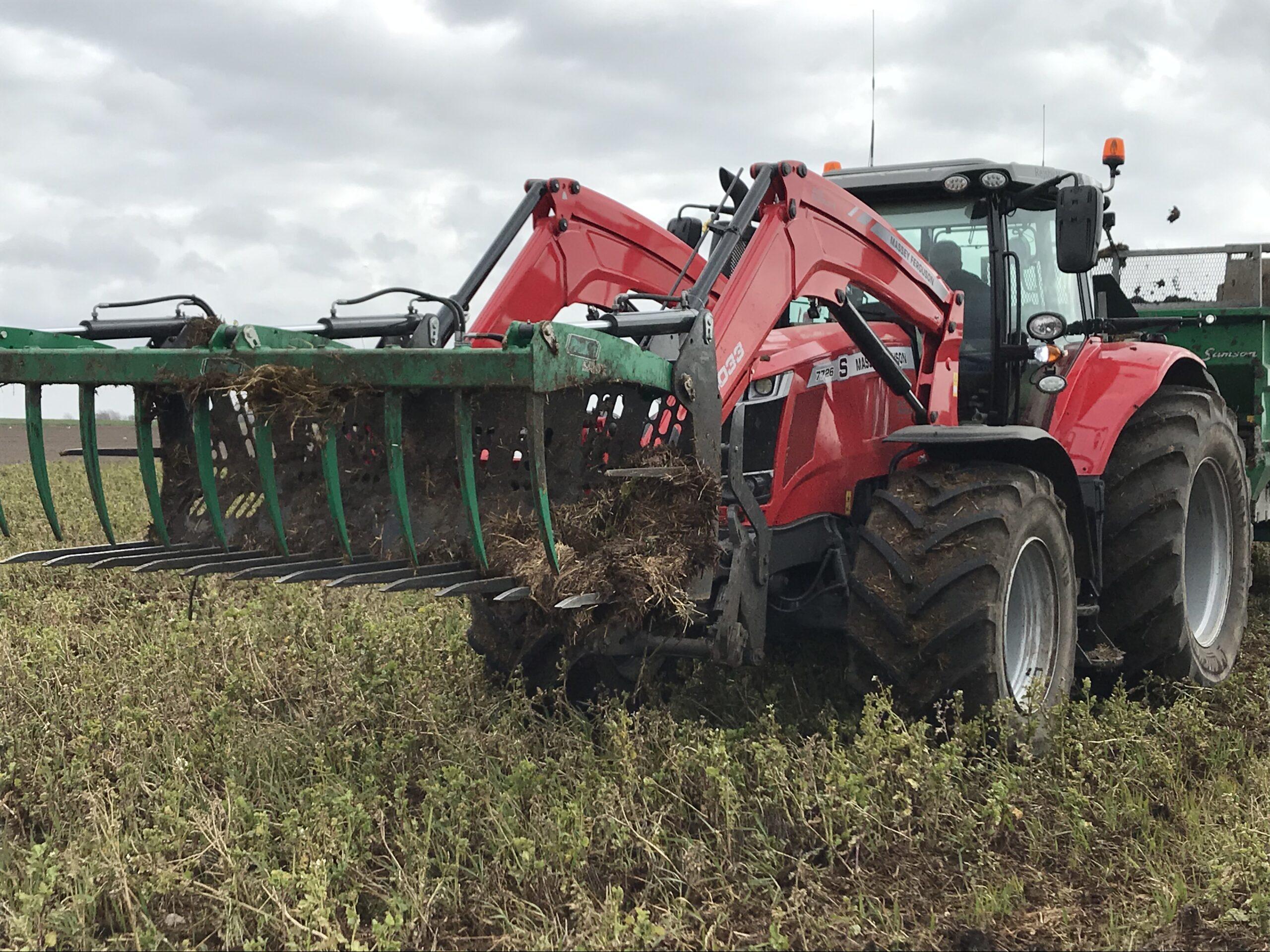 Telehandler Tine Grab