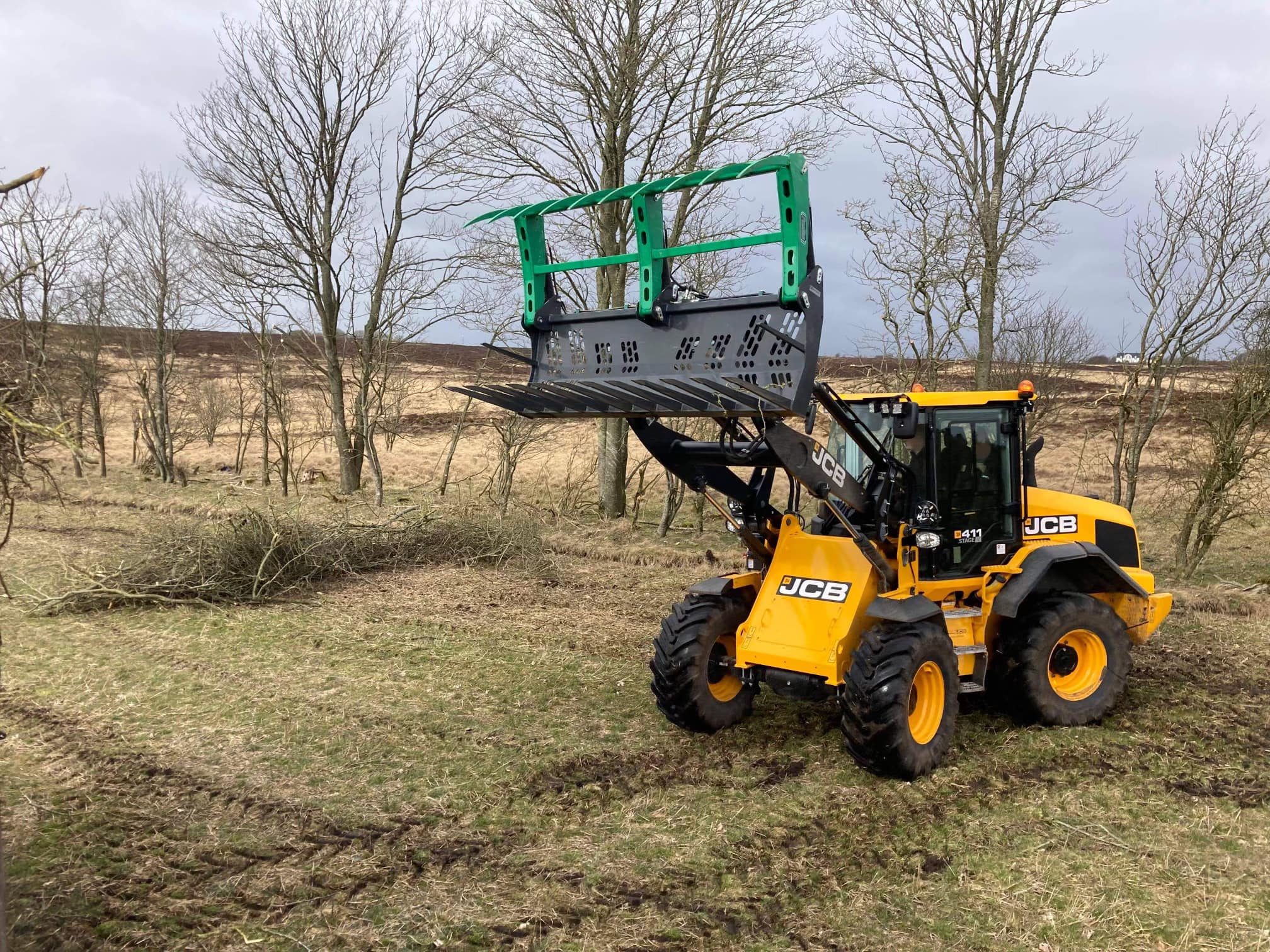 Telehandler Tine Grab