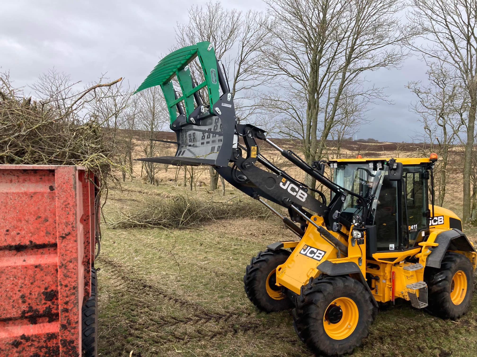 Telehandler Tine Grab